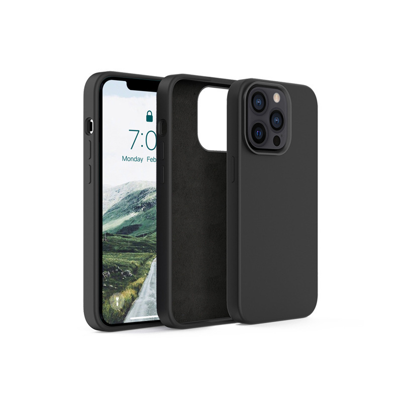 蘋果新款13硅膠液態(tài)手機殼，加厚款液態(tài)硅膠手機套定制